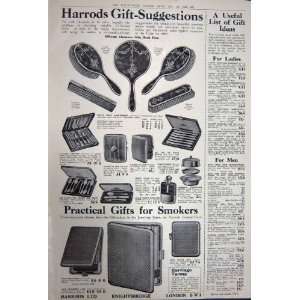   Advertisement 1922 Gas Radiators Harrods Knightsbridge