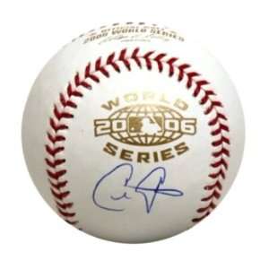 Chris Carpenter Signed 2006 World Series Baseball:  Sports 