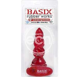  Basix 7 Vibrating Twister   Red: Health & Personal Care