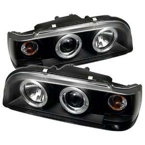   93 94 95 96 97 Halo Projector Headlights   Black (Pair): Automotive