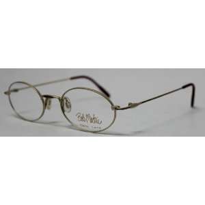 Bob Mackie Ophthalmic Eyewear Metal Oval 776 Matt Gold / Mist