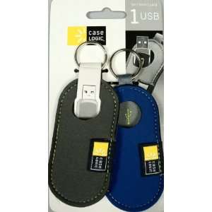  Case Logic USB Flash Drive Case 2PK (Gray/Blue) USB 202 