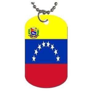 Venezuela Flag Dog Tag