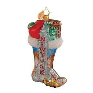 Christopher Radko City Sock Ornament:  Home & Kitchen