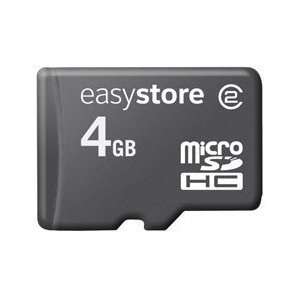  EasyStore 4GB microSDHC Card (SDSDQES 004G Hassle Free 
