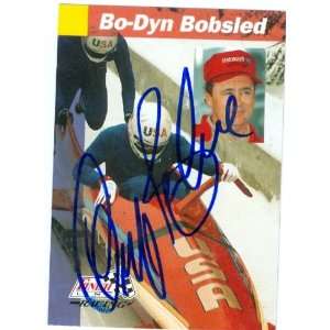  Bo Dyn Bobsled Autographed/Hand Signed Trading Card (Auto 