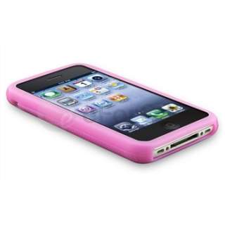 10 Colors Silicone Rubber Skin Case Cover Accessory Bundle For iPhone 
