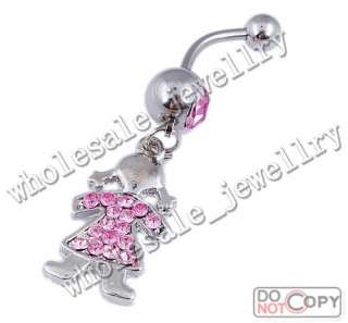 wholesale 12pcs 18G&316L&acrylicbelly navel rings body jewelry