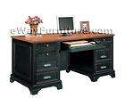 NEW SOLID OAK WOOD MISSION STYLE EXECUTIVE QUALITY HOME OFFICE 