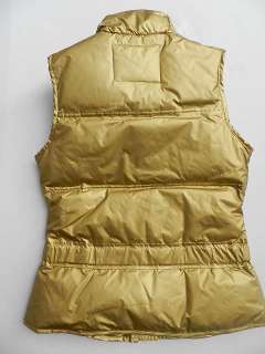 LILLY PULITZER GOLD VEST NWT SMALL S PUFFER WOMENS  