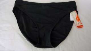 Tropical Honey Black High Waist A257 Swimsuit Bottom Plus Size 20 NWT 
