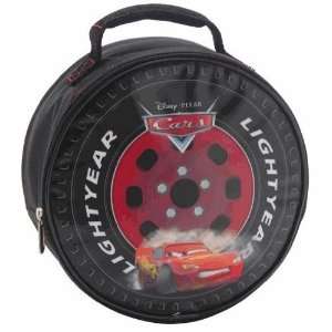  Cars Tire Shaped Lunch Box   Black: Home & Kitchen