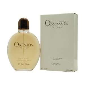  OBSESSION by Calvin Klein EDT SPRAY 6.7 OZ for MEN: Beauty