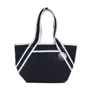 Fashionable Sporty Cooler Tote Bag Zipper Top Closure Roomy Interior 