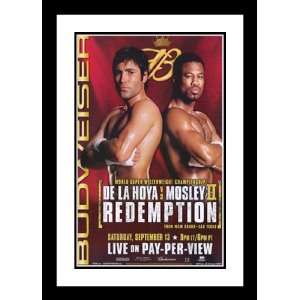   vs Mosley 32x45 Framed and Double Matted Boxing Poster