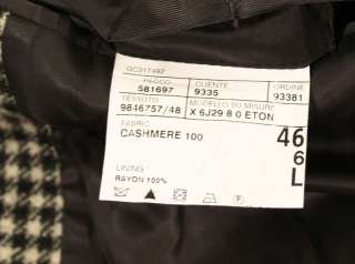 Ralph Lauren Polo Black Cashmere Blazer Jacket 44 L New  