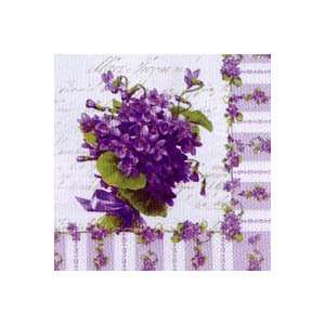Ideal Home Range Lunch Paper Napkin My Lady Violets  