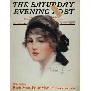  1915 SEP October 30 Cover Woman Portrait Black Hairband 