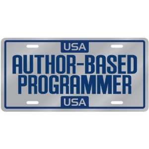  New  Usa Author Based Programmer  License Plate 