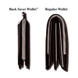  Back Saver Mens Wallet   Black