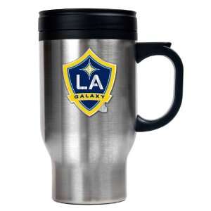 Los Angeles Galaxy MLS 16oz Stainless Steel Travel Mug   Primary Team 