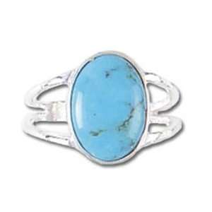  Solid Sterling Silver Turquoise Ring Please specify size 