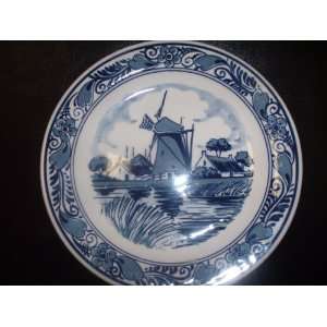  Blauw Delft Royal Disket Christmas Plate: Everything Else