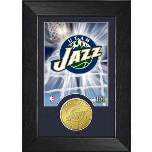   Highland Mint Utah Jazz Bronze Coin Team Mini Mint