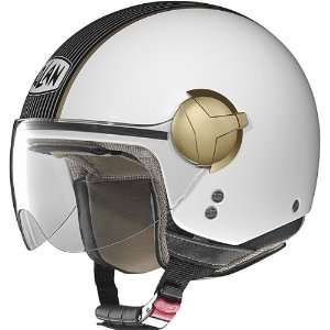 Nolan N20 Helmet , Size: Lg, Color: Metal White, Style: Player 395203