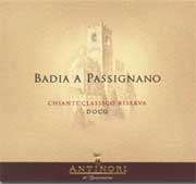 Antinori Badia a Passignano Chianti Classico Reserva 2001 