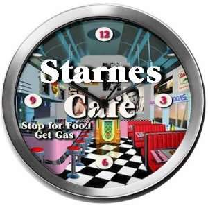  STARNES 14 Inch Cafe Metal Clock Quartz Movement Kitchen 