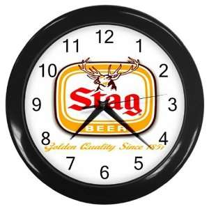 Stag Beer Logo New Wall Clock Size 10 