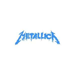  Metallica LIGHT BLUE Vinyl window decal sticker: Office 