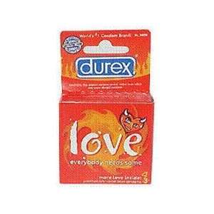  Durex love lubricated 4pk