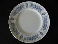VINTAGE J.RIDGWAY BLUE RHAPSODY 9 DINNER PLATE .1960s  