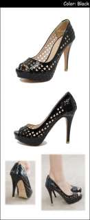 Fashion Women Shoes Embossed Classic OL High Heels Sandal Black Beige 