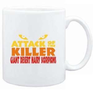 Mug White  Attack of the killer Giant Desert Hairy Scorpions 
