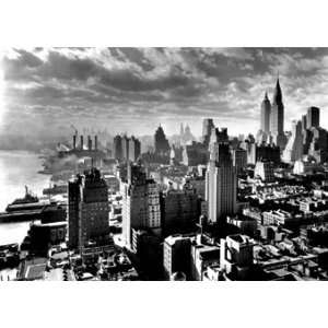  LAMINATED / ENCAPSULATED New York Cityscape 1931 Great Photography 