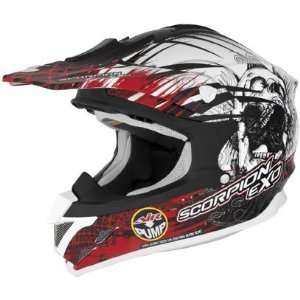  Scorpion Helmets VX 34 Helmet Scream Red Medium Sports 
