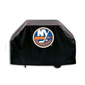  New York Islanders Logo Grill Cover on Black Vinyl: Sports 