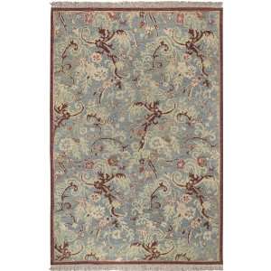  Sonoma Collection Sonoma 8989 Blue Brown Floral Area Rug 2 