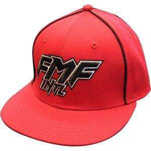  FMF Apparel Metal Hat   Large/X Large/Red: Automotive