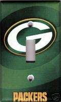 Green Bay Packers Single Light Switch Plate Cover   Green  