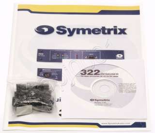 Symetrix 322 Digital Dynamics Processor DSP AGC RS 232  