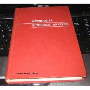  Methods in Numerical Analysis K L Nielson Books