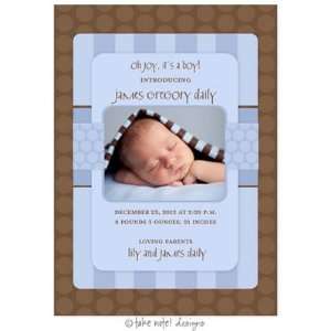   Photo Birth Announcements   James Gregory