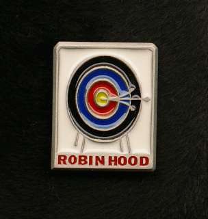 Empire Pewter Robin Hood Enameled Archery Pin (A15)  