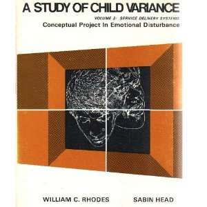   in Emotional Disturbance) William C. Rhodes, Sabin Head Books