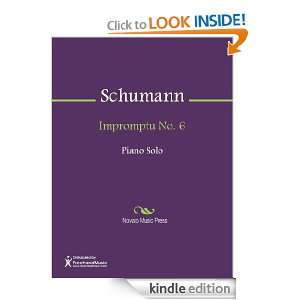 Impromptu No. 6 Sheet Music Robert Schumann  Kindle Store