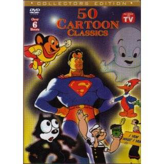 50 CLASSIC CARTOONS Over 6 Hours on DVD Video